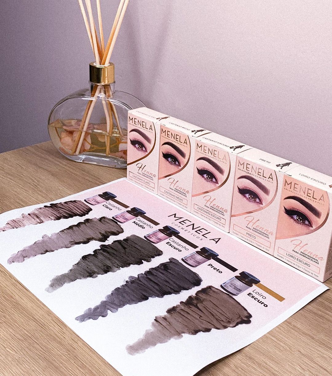 Menela Sourcils Henné 2,5g Châtain clair