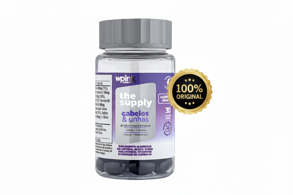 WPink Cabelos e Unhas MiniCaps (Acide Hyaluronique & Silicium)