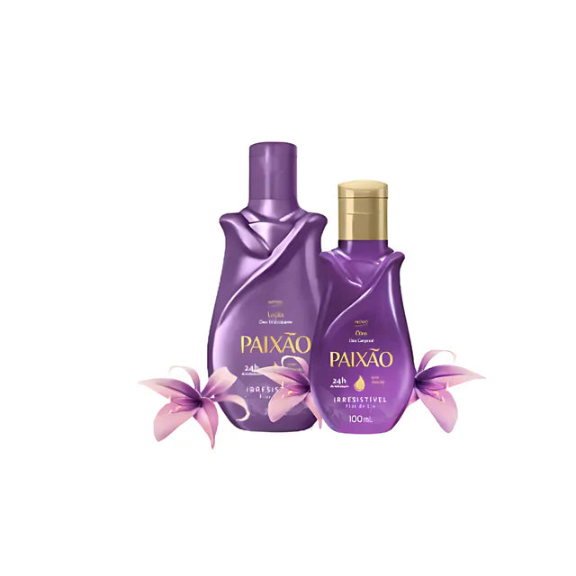 Paixão Irrésistible Duo Corporel Fleur de Lys - Lotion Hydratante + Huile Désodorisante