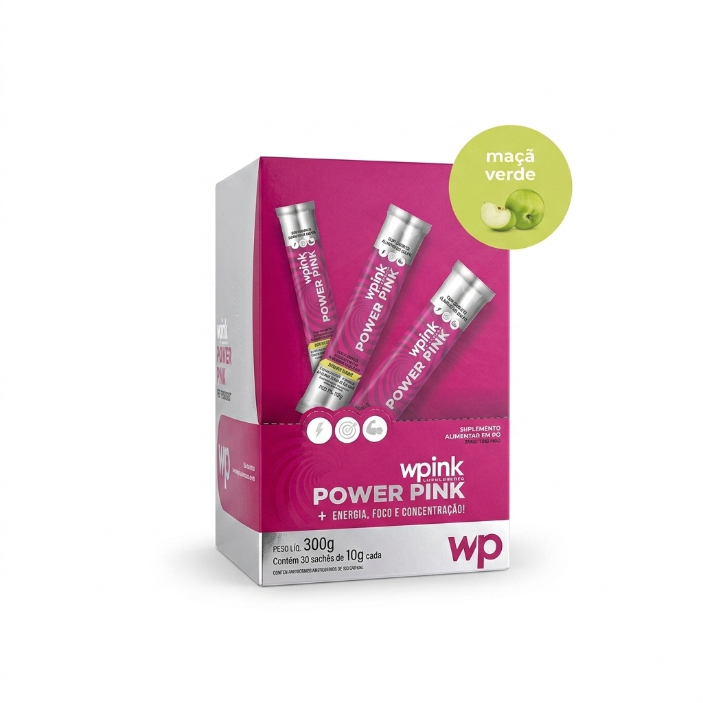 Power Pink Maçã Verde Pré-Treino 300g - WP