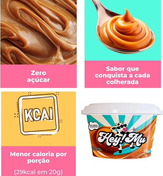 Doce de Leite Zéro Sucre - Hey!Mu 250g