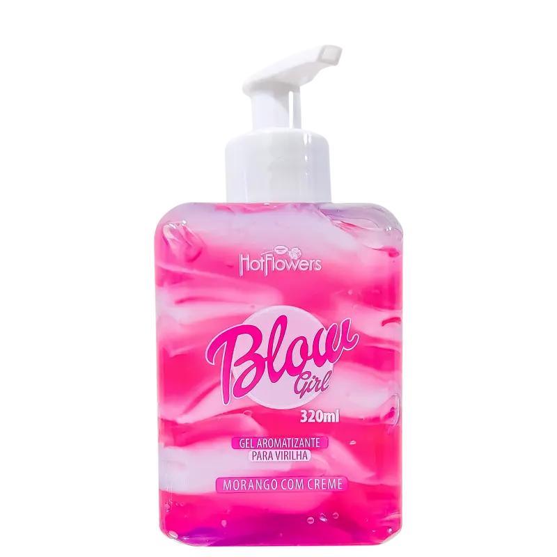 Gel hidratante íntimo de morango Blow Girl com creme 320ml – HotFlowers