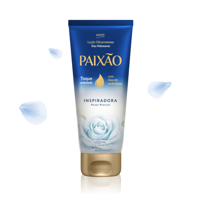 Lotion Hydratante Ultracrémeuse Paixão Inspiradora – Roses Blanches