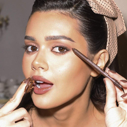 KIT FRAN CHOCOEYES MASQUE CILS MARRON ET CRAYON MULTIFONCTIONNEL PAR FRANCINY EHLKE