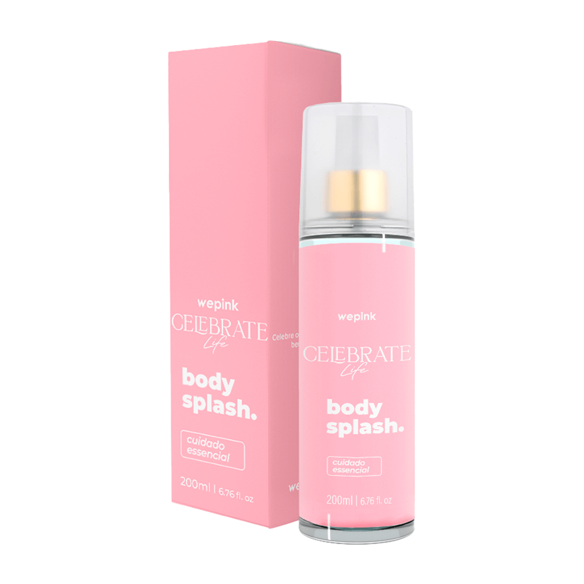 Body Splash Celebrate Life Desodorante Colônia 200ml - Wepink -
