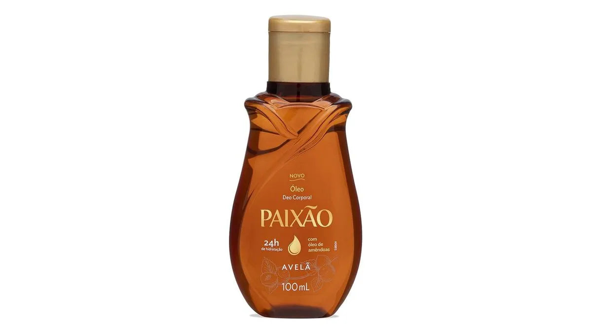 Huile corporelle d’amandes aux noisettes Paixão action déodorante 100ml