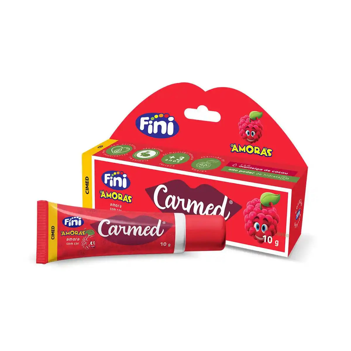 Hydratant pour les lèvres Carmed Fini Amoras avec couleur 10g