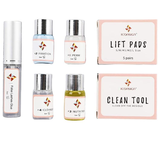Iconsign Lift Kit de Rehaussement de Cils et de Stratification des Sourcils