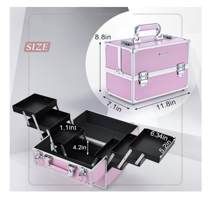 Trousse à Cosmétiques Professionnelle de Maquillage Sirène