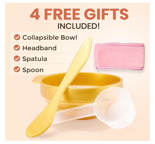 Masque Facial Hydrogel Modelant Professionnel Premium à l'Avocat