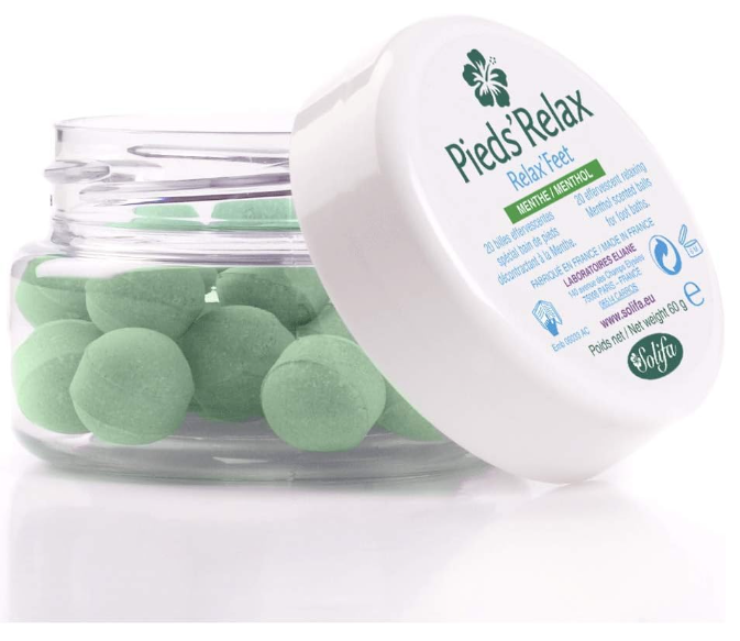 Soin Bain de Pieds - 20 Boules Effervescentes aux Huiles Essentielles