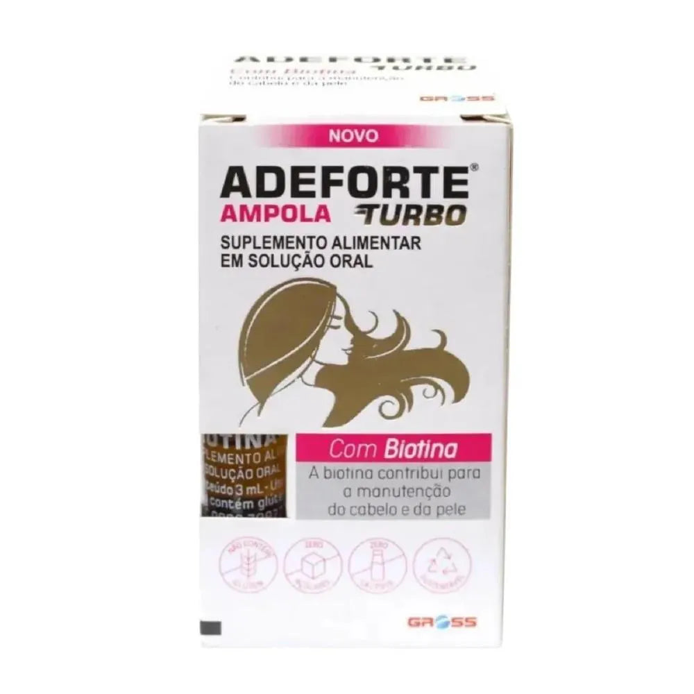 Suplemento Vitamínico Adeforte Turbo + Biotina 3ml