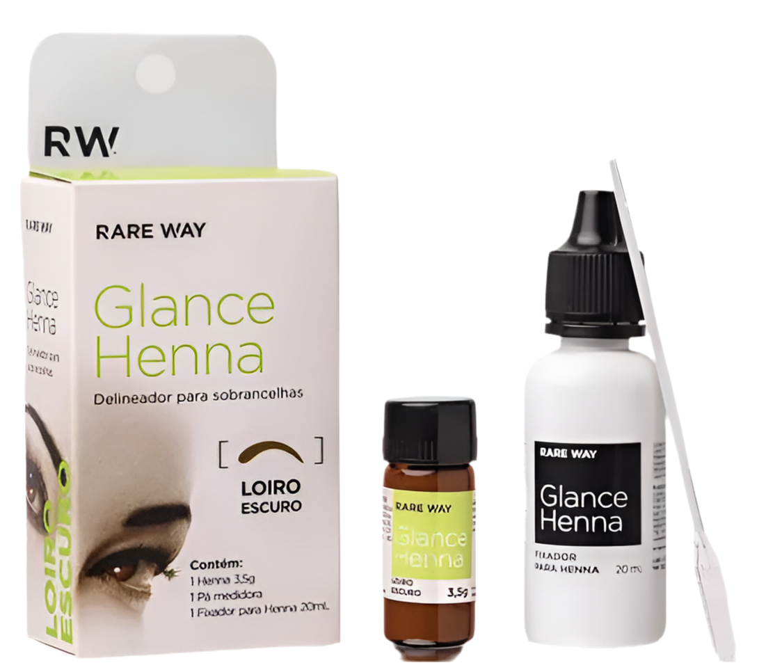 Kit Glance Henna Sourcil Blond Foncé 3.5g
