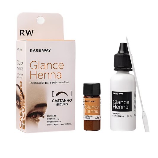 Kit Glance Henna Sourcil Châtain foncé 3.5g