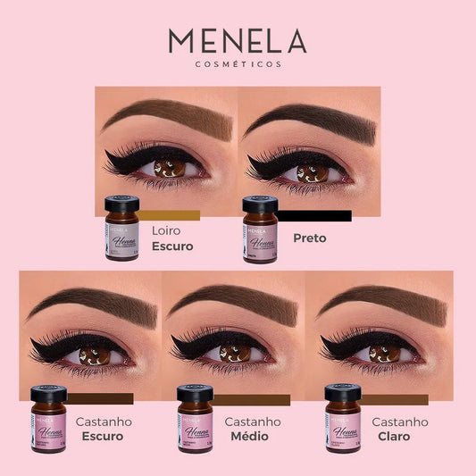 Menela Sourcils Henné 2,5g Châtain Foncé