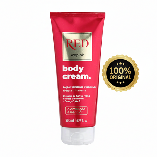 Body Cream Red Wepink (Hydratation Intense & Éclat)
