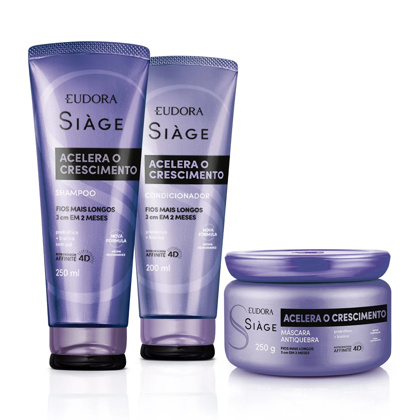 Combo Siàge Accélère la Croissance : Shampoing 250 ml + Masque 250 g + Après-shampoing 200 ml