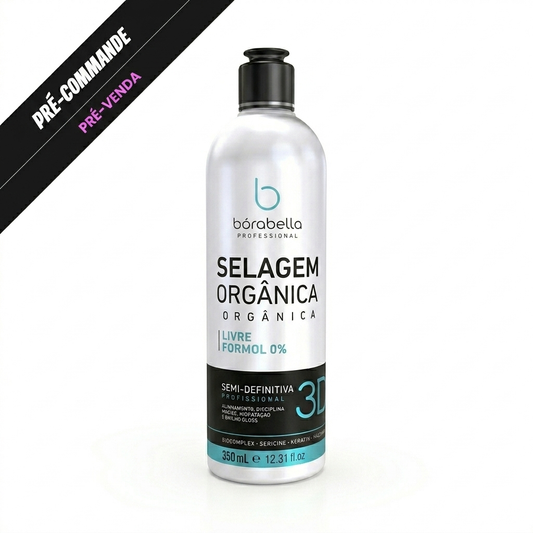 Borabella Selagem Orgânica 3D | Lissage Semi-Définitif Professionnel – 350ml