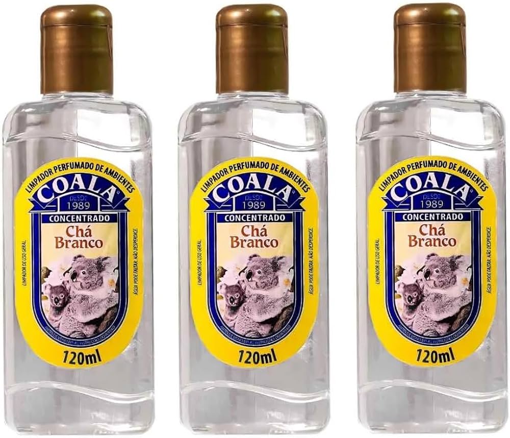 [PRÉ-COMMANDE] Lot de 3 Nettoyants Concentrés Parfumés Coala – Thé Blanc (3 x 120ml) |