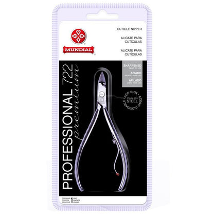 Pince à Cuticules Professionnelle Mundial 722 Premium – Acier Inoxydable