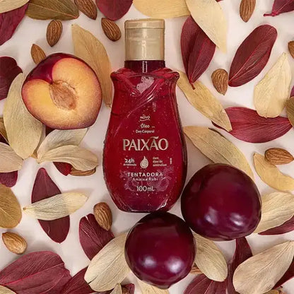 Duo Paixão Tentadora – Prune Rubis (Huile Corporelle 100ml + Lotion 200ml)
