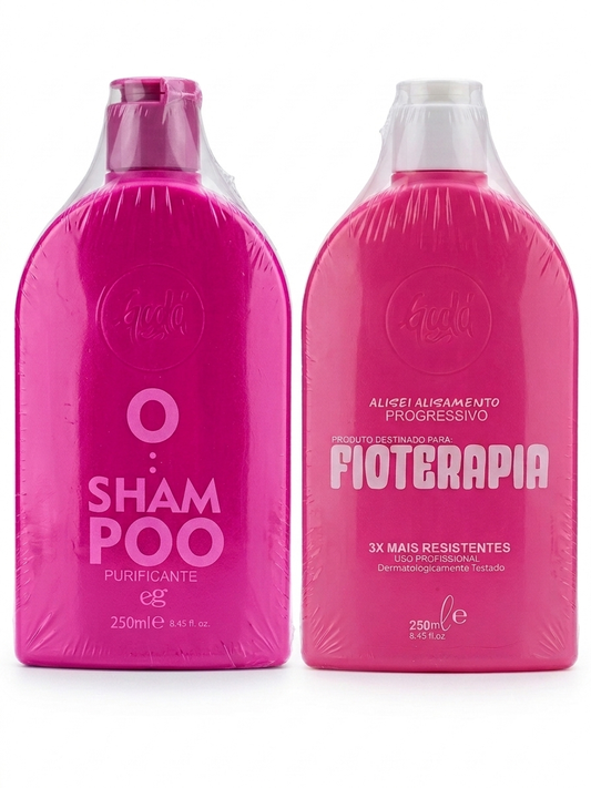Kit Alisei Alisamento Progressivo + Shampoo Purificant 250ml - Gold Spell