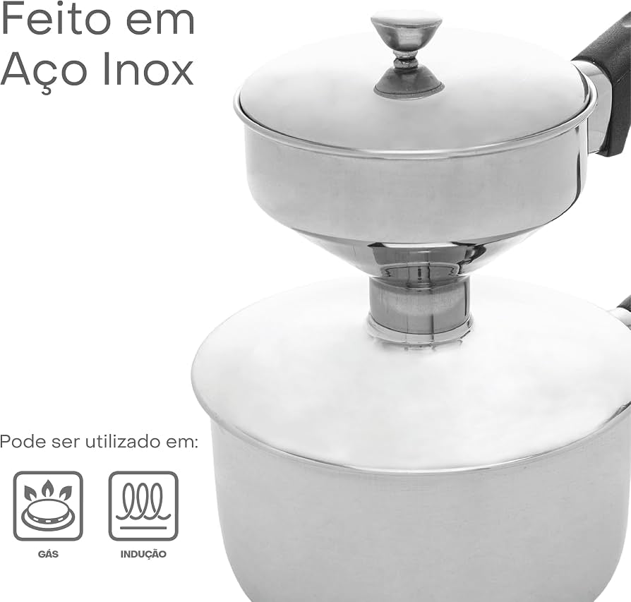 Cuscuzeira Individuelle en Inox