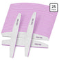 Limes à Ongles Professionnelles Double Face Grain 100/180 - Lot de 25 - Selistamm