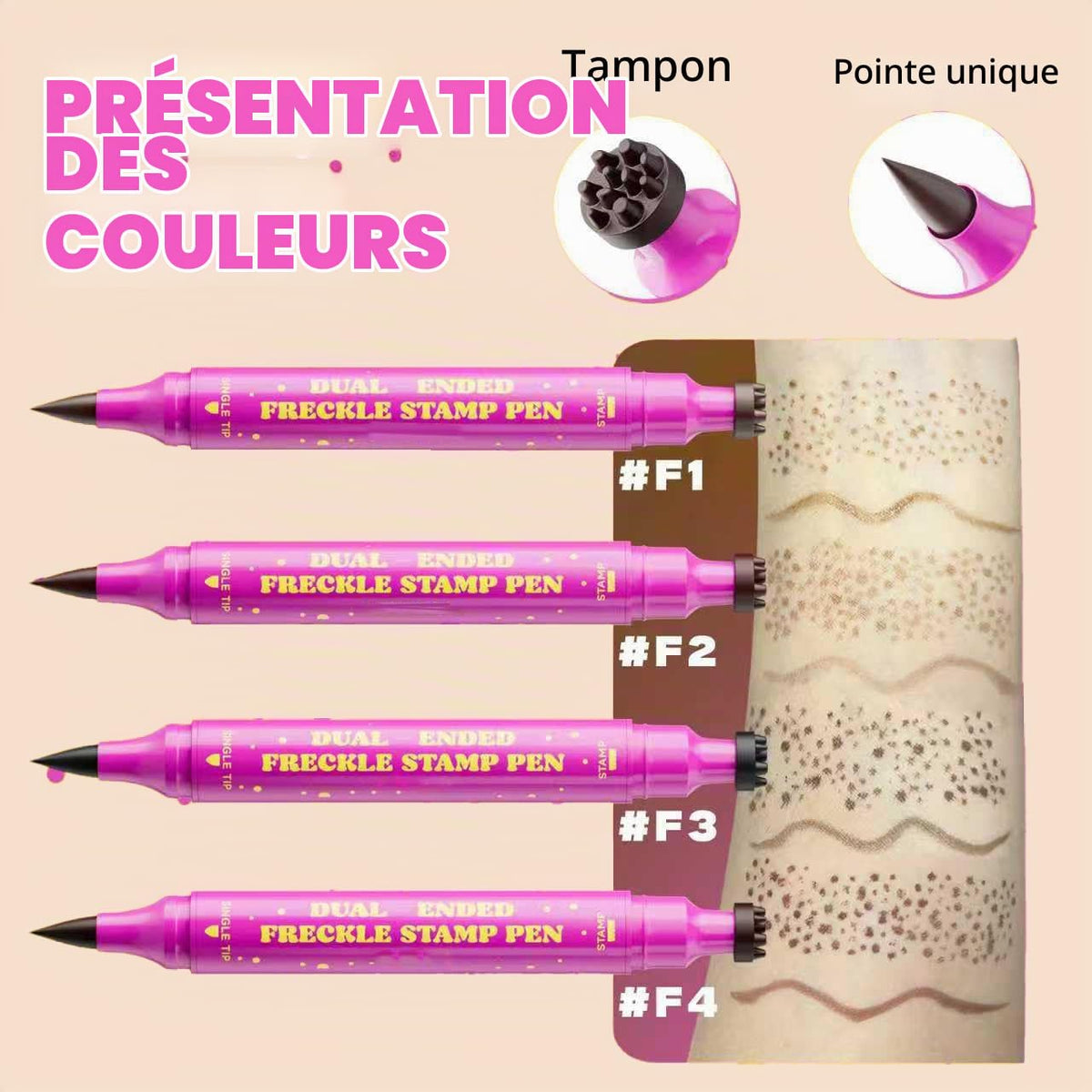 Stylo Taches de Rousseur Waterproof Effet Naturel