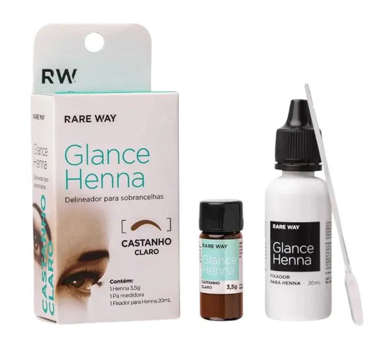 Kit Glance Henna Sourcils Marron Clair 3.5g