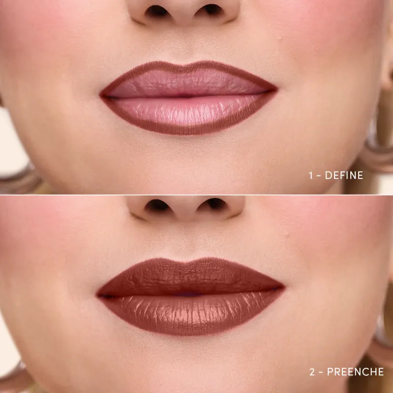 Rouge à lèvres noisette Duo Perfect Match Niina Secrets 1,65g