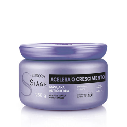 Combo Siàge Accélère la Croissance : Shampoing 250 ml + Masque 250 g + Après-shampoing 200 ml