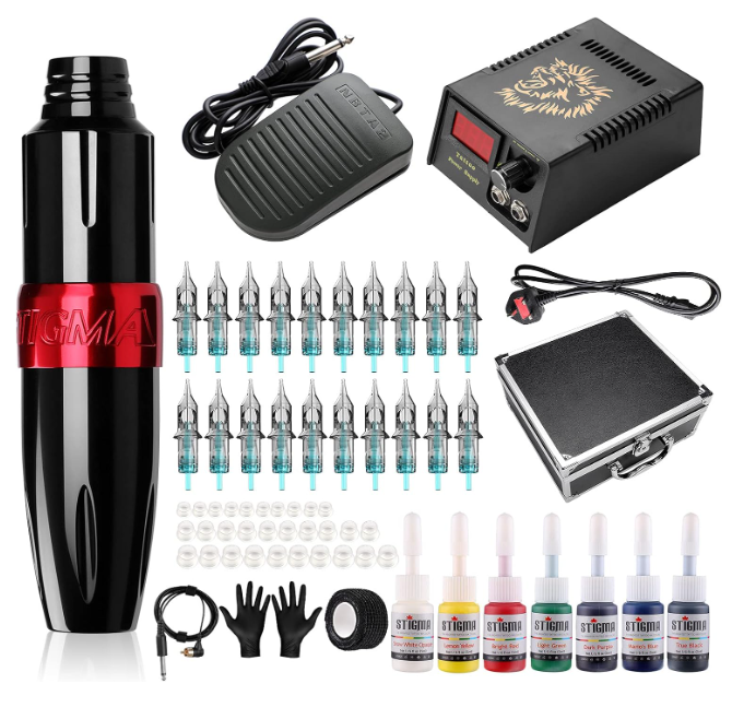 Kit de tatuagem para máquina rotativa