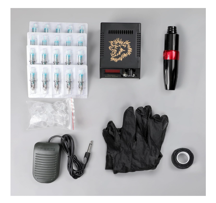 Kit de tatuagem para máquina rotativa