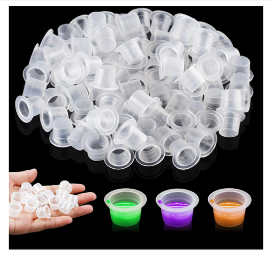 200 Bouchons pour Mini-Gobelets à Encre