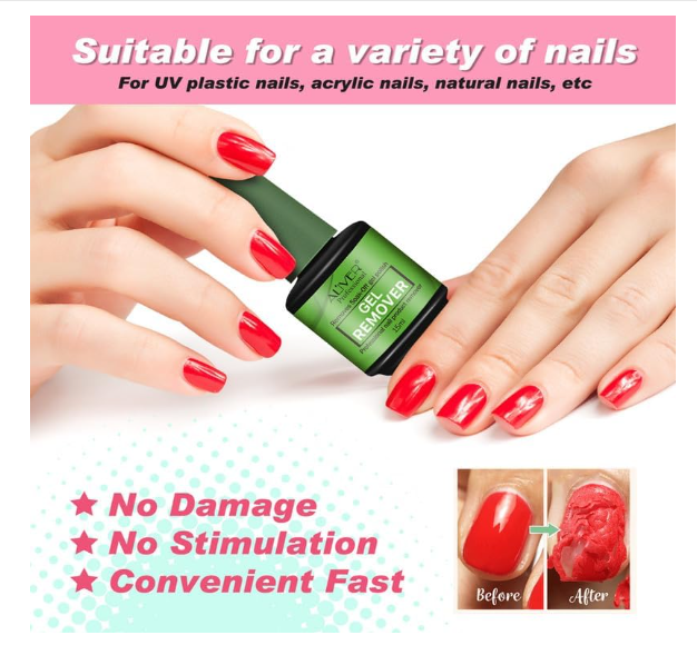 Kit removedor de esmalte de gel mágico