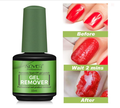 Kit removedor de esmalte de gel mágico
