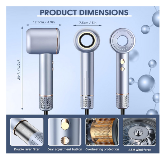 Sèche-Cheveux Professionnel à Séchage Rapide