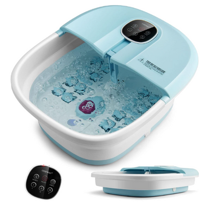 Bassin de Massage Shiatsu des Pieds Hydromassant - Gommage