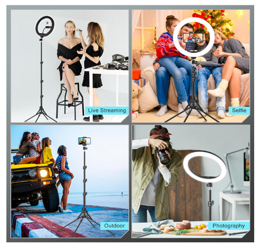 Anneau Lumineux Professionnel Avec Trépied LED Pour Selfie