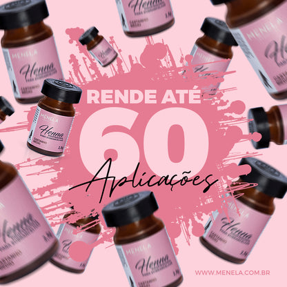 Menela Sobrancelha Henna 2,5g Preta -PRÉ-VENDA