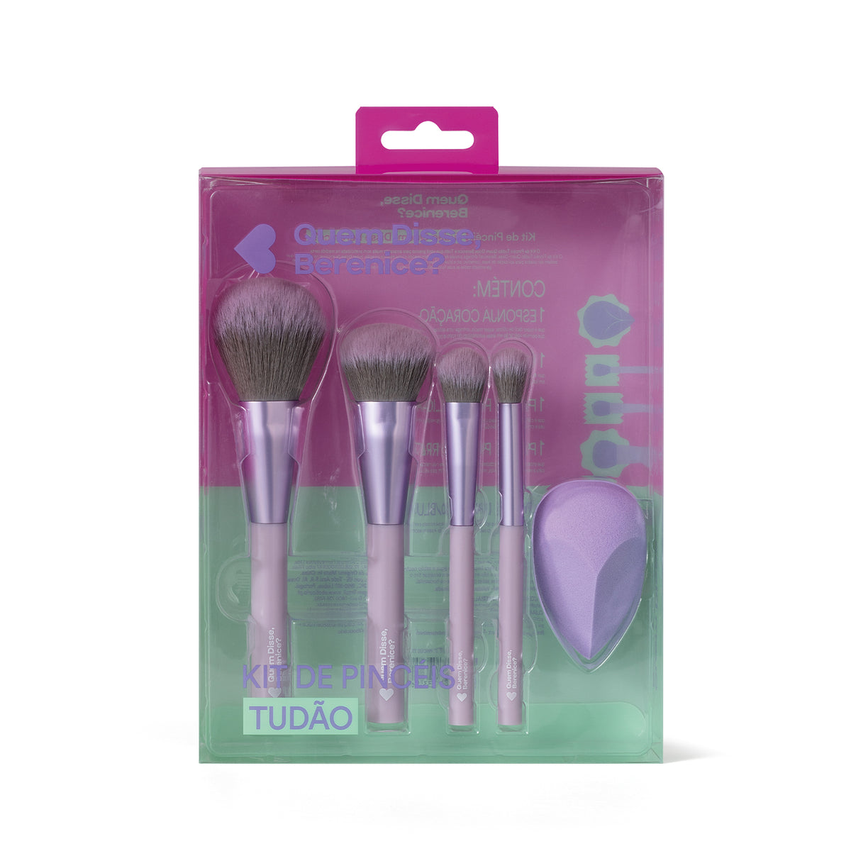 Kit de Pinceaux Tudão 5 pièces Quem Disse, Berenice?