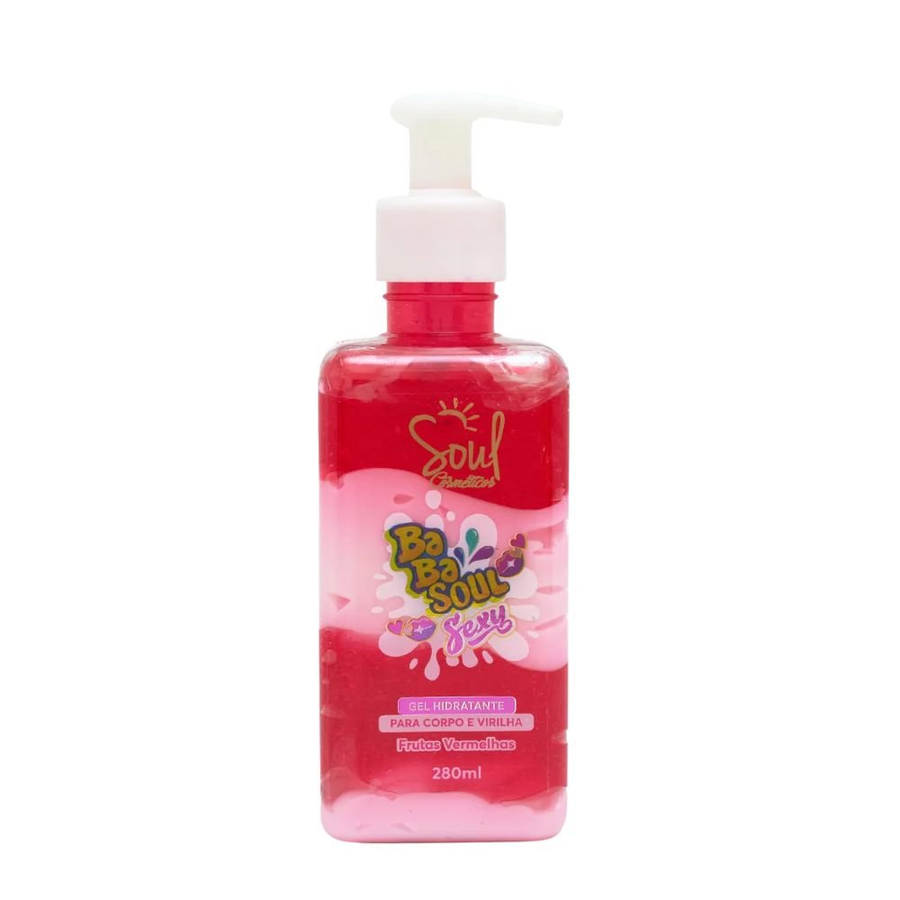 Gel Hydratant Comestible Babasoul Sexy Frutas Vermelhas