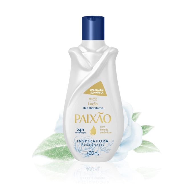 Lotion Hydratante Paixão Inspiradora Roses Blanches 400ml