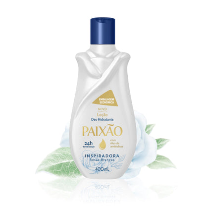 Lotion Hydratante Paixão Inspiradora Roses Blanches 400ml