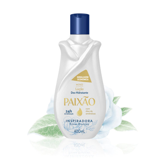 Lotion Hydratante Paixão Inspiradora Roses Blanches 400ml