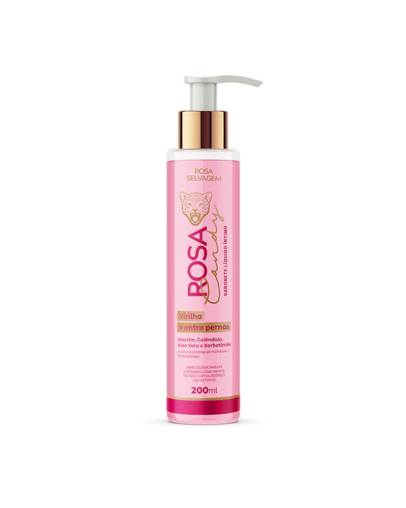 Rosa Selvagem Sabonete Íntimo Rosa Candy 200ml