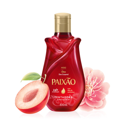 Huile Corporelle Paixão Tentadora Prune Rubis 200 ml